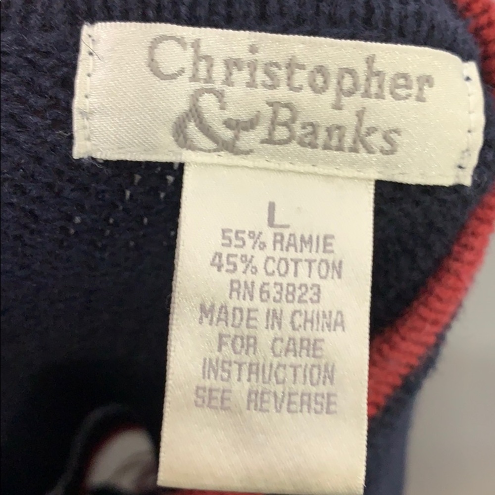 Christopher & Banks slightly cropped Star sweater - Picture 3 of 4